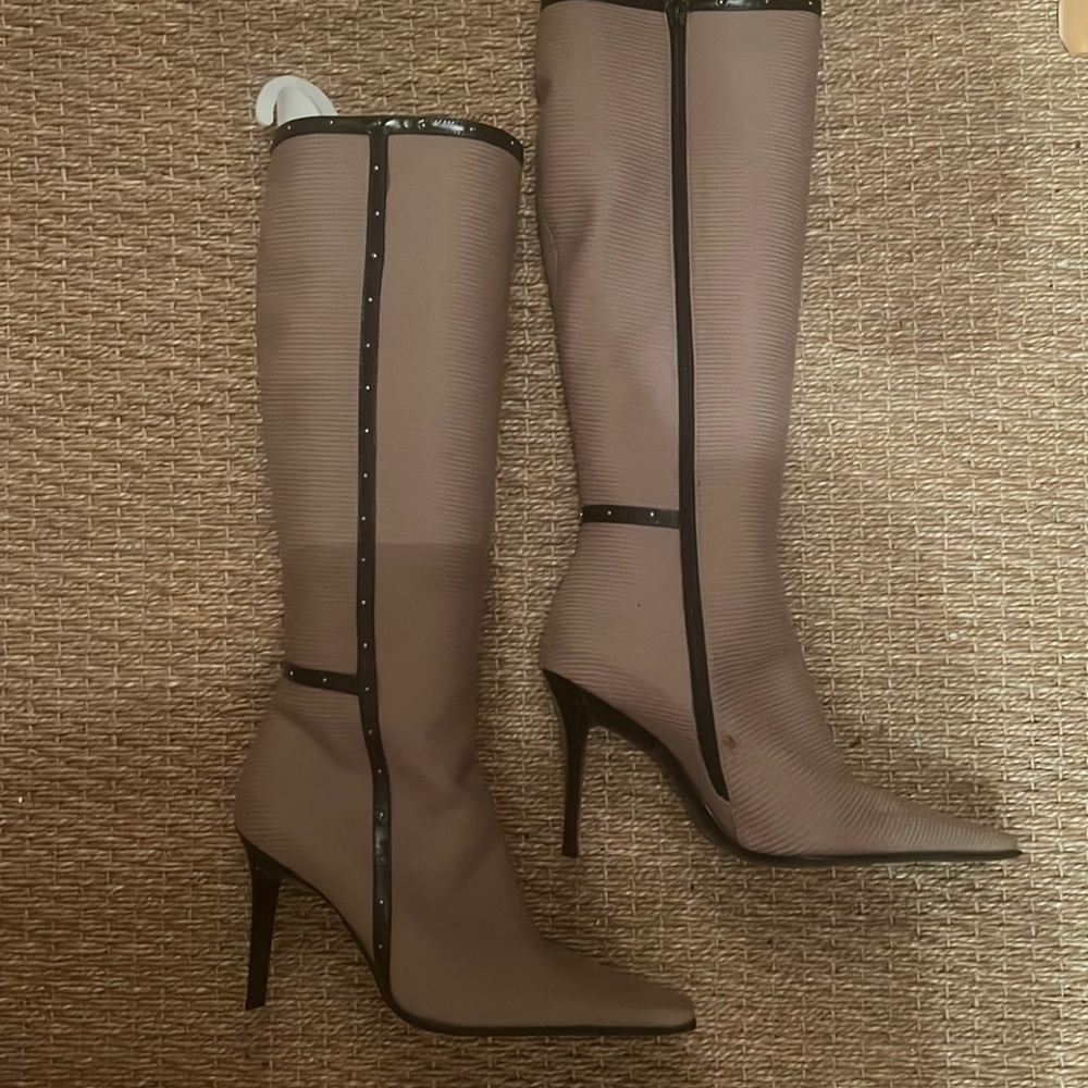 Casadei Brown Heeled Boots